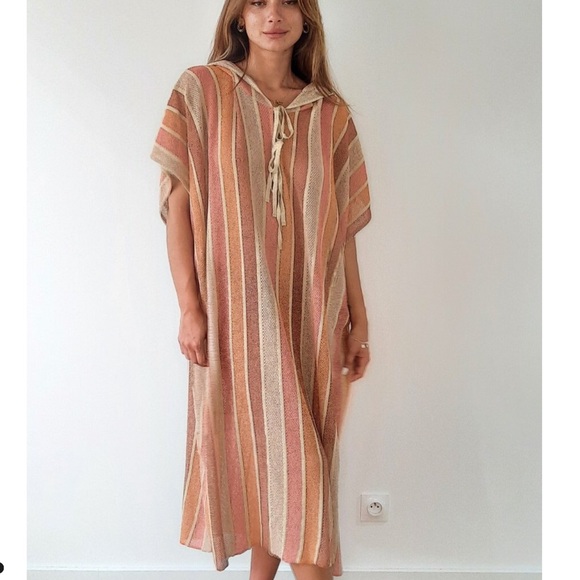 NWT Free People x Sundress Blake Knit Poncho Z77-1